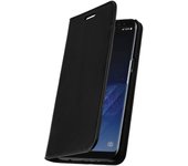 Avizar Funda Galaxy S8 de cuero billetera Función soporte – Negra Negro