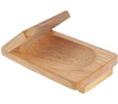 1pc Oyster Shucking Clamp Soporte de ostras de madera Oyster Opener Tool Kitchen Gadget Como se muestra 13.00X8.00X6.00CM