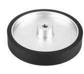 Medidor de medición de rueda de codificador giratorio de poliuretano antideslizante duradero de 250 mm