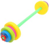 1 Set/11pcs Práctica Niños Barra Culturismo Equipo de Ejercicio Entrenamiento Músculo Brazo Fitness Para Niños Gimnasio Inicio (Tipo Largo)-yezi