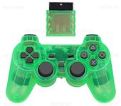 Mando inalámbrico JoyPad para consola de juegos PS2 para Bluetooth Mando Jogos Manette Controle Joystick Gamepad para Sony PS2 Verde