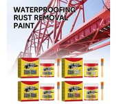 Unbrand Rust Renovator Pintura antioxidante con pincel, pintura de eliminación de óxido, convertidor de óxido para metal, puerta de hierro y barand...