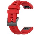 Correa de ajuste rápido de 26 mm para correa de reloj Garmin Fenix 7X rojo