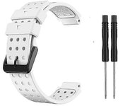 Correa para Garmin Approach S20 Correa de reloj monocromática Pulsera de moda de repuesto de silicona Blanco