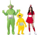 4 Colores Teletubbies Cosplay Para Adulto Divertido Tinky Winky Dipsy Laa-Laa Po Anime Carnaval Disfraces Ropa Fancy Dress Niños Niños Rojos Kids S