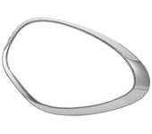 51139801573 Frontal izquierdo Headlight Trim Ring Bezel Decor Fit For Mini R60 Countryman 2016 2015 2014 2