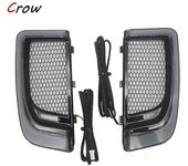 Motocicleta Led Carenado Inferior Parrillas Luz para Touring Street Electra Glide Tri Glide Flhtkse Cvo Limited Flhtcu Negro