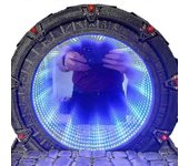 Star-gate Light Mirror Cosplay Prop Replica Fantastic Atlantis Universe Collectable Gift Gaming Sculpture Model Toy Prop