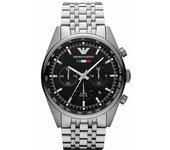 Emporio Armani Ar5983-mens Classic Chronograph Watch Negro plateado One Size