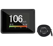 Para el coche A203 OBD2 Ordenador de a bordo Ordenador digital del coche Pantalla de viaje Velocidad Indicador de consumo de combustible Escáner OB...