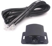Reemplazo del amplificador Mando de control de la perilla de graves Mando de control remoto de subwoofer de 6 pines Mando de control de ajuste de v...