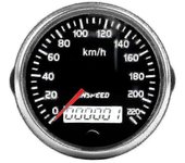 Velocímetro GPS 12v/24v 85mm 220km/h para coche y moto - ZCL3255