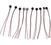 10pcs Electret Condensador MIC 4mm x 2mm Compatible PC Phone MP3 MP4 Como se muestra