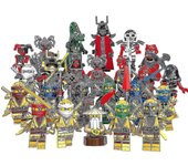 Set Of 24 Pcs Ninjago Mini Figuras Kai Jay Sensei Wu Master New Building Blocks Toy