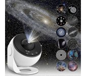 Proyector de estrellas de planetario, proyector de galaxias, luz nocturna realista del cielo estrellado con 12 discos de película, constelación del...