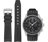 Correa de reloj Moonswatch - Reemplazo de caucho suave de 20 mm para Omega X Swatch