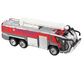 1:32 Camión de bomberos del aeropuerto Camión de bomberos Vehículos eléctricos de ingeniería de fundición a presión Modelo de coche de juguete con ...