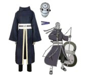 Anime Tobi Uchiha Disfraz Obito Máscara Carnaval Disfraces de Fiesta de Halloween Atuendo Para Adulto Ninja Ropa Máscara Shippuden - JA Disfraz y m...