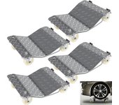 Vevor 4pcs 4 ruedas Dollies Skates Car Van Positioning Trolley 450kg por Dolly Car