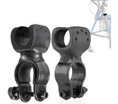 Soporte para bastones para silla de ruedas, práctico soporte para bastón Soporte para muletas, accesorio para silla de ruedas, ayuda a la movilidad...