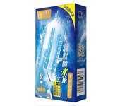 1set Condones acanalados Lubricación Partículas grandes ultrafinas Látex orgánico Caucho inodoro Cómodo Natural Siéntase seguro y duradero C