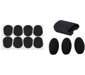 8 piezas de saxofón alto/tenor saxofón saxofón boquilla parches almohadillas cojines negro 0.8mm y 1 juego de saxofón palma k