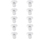 Generic Inserciones de brida 13/15/17/19/21 mm 10PC, compatible con la copa de extractor de leche portátil Momcozy S12 Pro / S9 Pro / S12 / S9