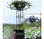 Enrejado De Jardín Para Plantas Trepadoras Y Flores, Enrejado De Plantas De Metal Para Uso Al Aire Libre snngv 90cm