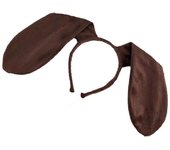 Lugar de los niños Ropa de las niñas Trajes de los niños Disfraz de perro de dibujos animados Diadema de oreja de perro para niños Diadema de cacho...
