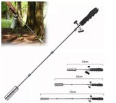 Antorcha de maleza de brazo largo desmontable Sherem y válvula de control de llama para jardín, tocones