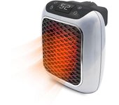 Mini calentador de ventilador, toma de calentador de ventilador, calentador de enchufe, calentador de ventilador, 800 vatios, enchufe de control re...