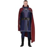 Doctor Strange Deluxe Costume Hombres Avengers Marvel Superhero Cosplay Outfits Halloween Carnival Party Dress Up Full Set rojo 180