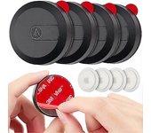 4pack Nuevo Ipx8 impermeable Airtag Holder / caso con 3m Cubierta adhesiva de pegatina para equipaje Bike Laptop Remote Drone Cámara oculta