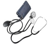 Monitor de presión arterial inteligente para el hogar, manual, con brazalete estándar y estetoscopio