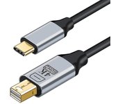 Thunderbolt 3, cable USB a Dp tipo c a Displayport 4k 60Hz tamaño: 2