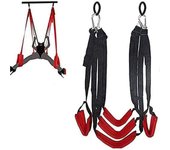 Cinturón oscilante Versión mejorada 5 Pad Pareja Postura Auxiliar Swing Fun Suministros para adultos Negro Rojo