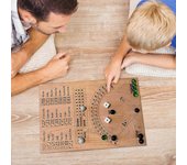 Juego De Mesa De Dados De Béisbol Juego De Dados Y Juego De Mesa Tablero De Juego De Béisbol Para Niños Audlts-HL