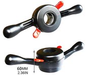 36 38 Equilibrador de ruedas de 40 mm de liberación rápida Tuerca de ala Herramienta de tuerca rápida 40x3mm 40x4mm 36mm