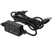 Fuente de alimentación USB vhbw compatible con cámaras Sony Handycam DCR-TRV145E, DCR-TRV140E, DCR-TRV12E, DCR-TRV13E, DCR-TRV130, DCR-TRV140, cáma...