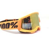 GAFAS MOTORISTA 100 NARANJA