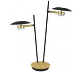 Sobremesa ciudad del cabo 2l 12w 4000k negro/oro 52x32x15 cm 1080 lm dirigible y orientable