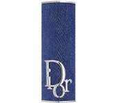Estuche metálico Christian Dior Addict para barra de labios color Indigo diseño elegante y recargable compatible con labiales Dior Addict Couture