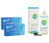 Lenjoy Bi-weekly Aqua+ (12 lentillas) + Solunate Multi-Purpose 400 ml con estuche
