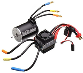 Motor sin escobillas impermeable Racerstar 3650 sin sensor 60A ESC para camiones Truggy 1/10 RC fuera de carretera