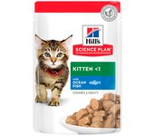 85 g Hill's Science Plan Kitten Pescado Azul sobre para gatos