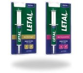 Pack de 2 Jeringas LETAL Gel - Eliminador de Hormigas y Cucarachas - Eficacia Profesional para el Co