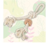 Juguetes Eco Zolux Dog Cuerda Salvaje Con Asa 33 Cm 1 Unidad.