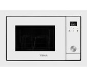 Teka ML 8200 BIS Microondas Integrable con Grill 20L 700W Cristal Blanco