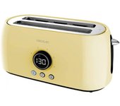 Cecotec ClassicToast 15000 Yellow Extra Double Tostadora 2 Ranuras 1500W