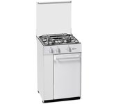Meireles 5302DVW Cocina de Gas Butano/Propano 3 Zonas 53cm Sin Horno Blanco